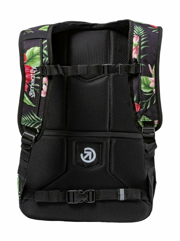 Meatfly Meatfly batoh Exile Tropical Black 24 L | Čierna | Objem 24 L