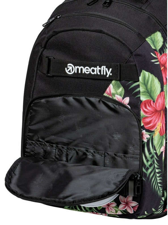 Meatfly Meatfly batoh Exile Tropical Black 24 L | Čierna | Objem 24 L