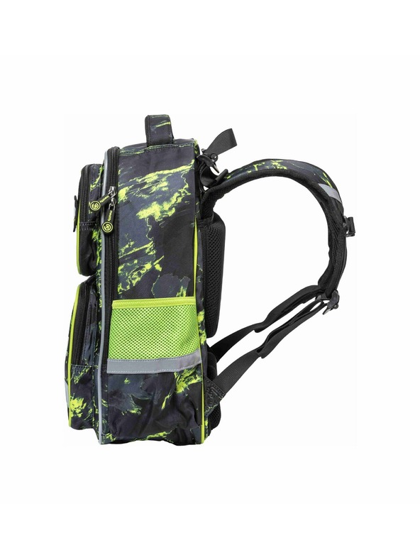 Meatfly Meatfly školská aktovka Max Lime Mossy