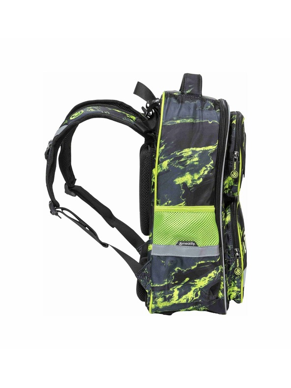 Meatfly Meatfly školská aktovka Max Lime Mossy