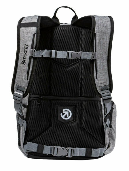 Meatfly Meatfly batoh Basejumper Grey Heather / Black 22 L | Čierna | Objem 22 L