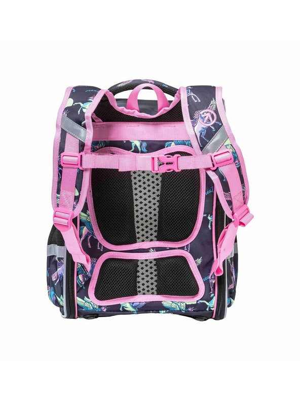 Meatfly Meatfly školská aktovka Alex Black Unicorn