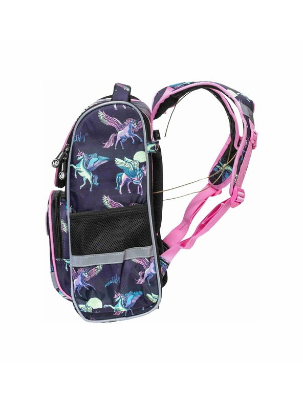 Meatfly Meatfly školská aktovka Alex Black Unicorn