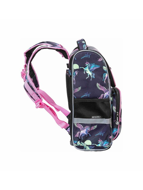 Meatfly Meatfly školská aktovka Alex Black Unicorn