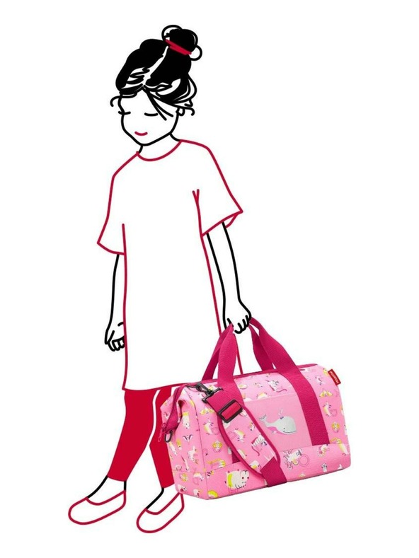 Reisenthel Cestovná taška Reisenthel Allrounder M Kids Abc friends pink