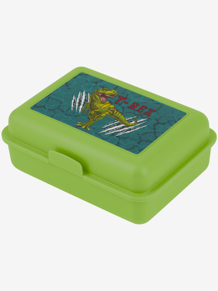 BAAGL  Zelený Baagl T-Rex box na desiatu