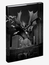 BAAGL  Čierny obal na školský zošit A4 Batman Dark City Baagl
