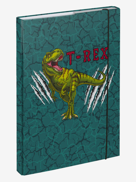 BAAGL  Zelené obaly na školské zošity T-REX A4 Baagl