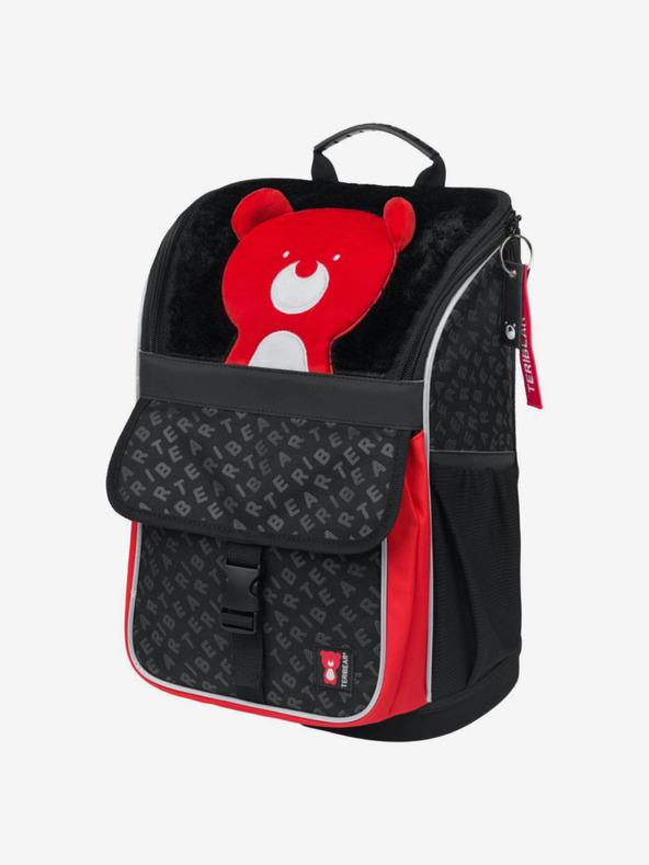 BAAGL  Čierna školská aktovka zippy teribear Baagl