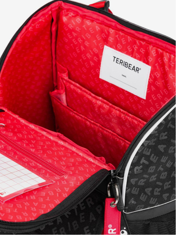 BAAGL  Čierna školská aktovka zippy teribear Baagl