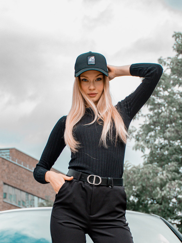 Be52 Be52 Tiger šiltovka prémiová čierna