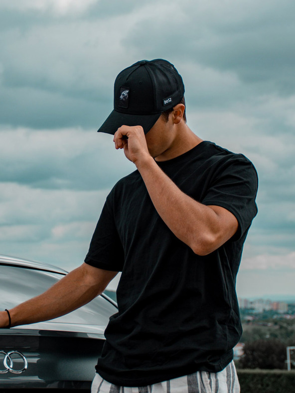 Be52 Be52 Tiger šiltovka prémiová čierna