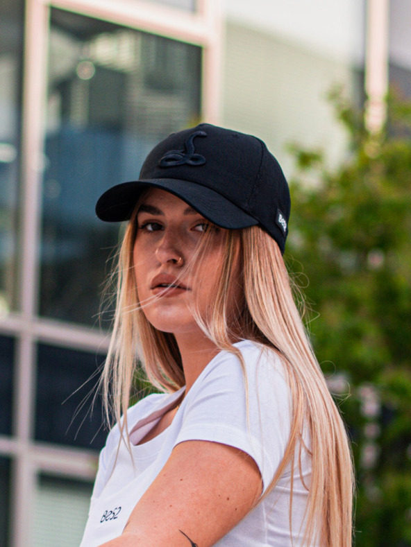 Be52 Be52 Snake šiltovka prémiová čierna