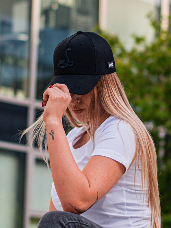 Be52 Be52 Snake šiltovka prémiová čierna