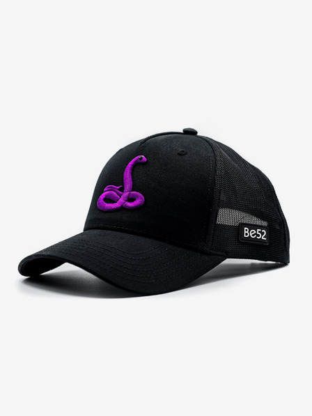 Be52 Be52 Snake šiltovka prémiová čierna/fialová