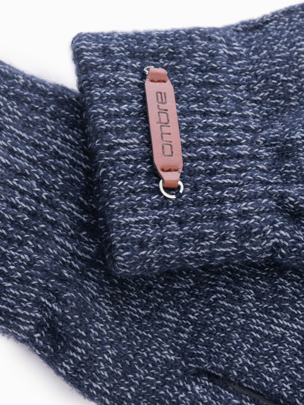 Ombre Clothing Pánske pletené rukavice s vlnou Ombre Clothing