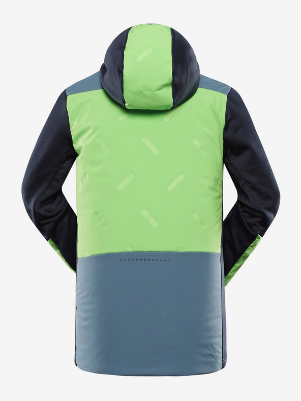 ALPINE PRO Zelená pánska rýchloschnúca mikina Alpine Pro GOMAR