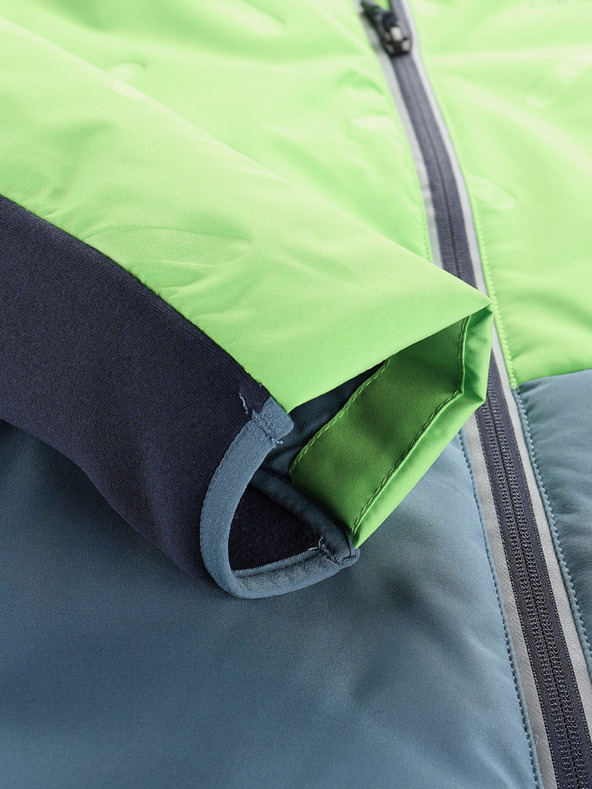 ALPINE PRO Zelená pánska rýchloschnúca mikina Alpine Pro GOMAR