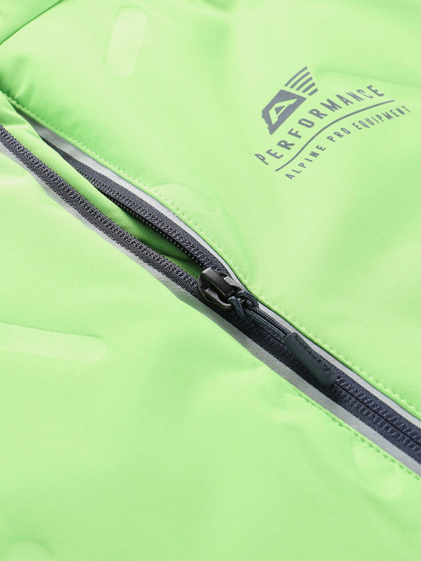 ALPINE PRO Zelená pánska rýchloschnúca mikina Alpine Pro GOMAR