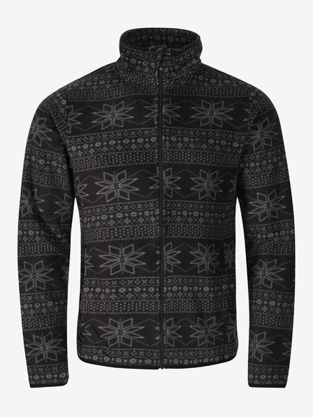 ALPINE PRO Pánska fleecová mikina ALPINE PRO SIUS black variant pa