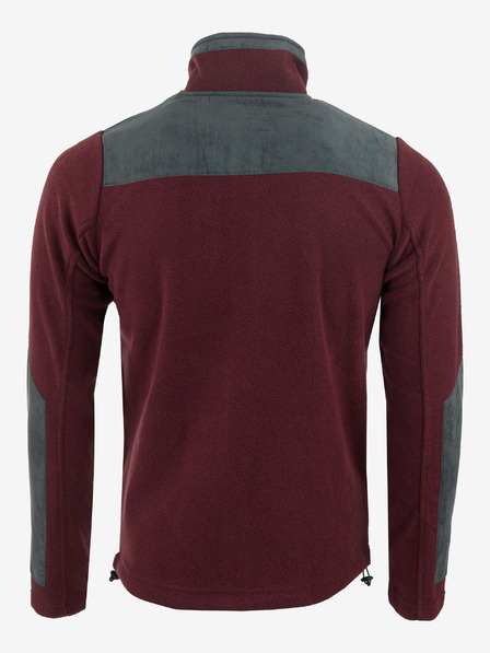 ALPINE PRO Pánska mikina ALPINE PRO CLEW merlot