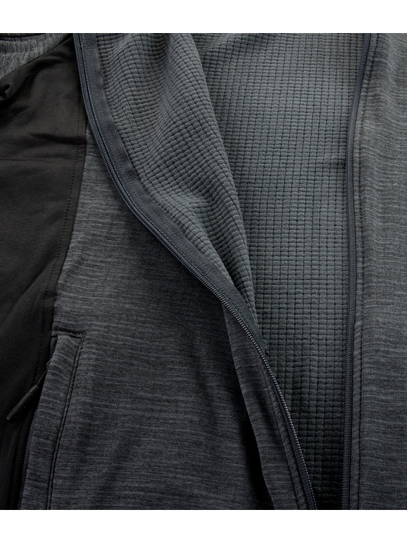 ALPINE PRO Pánska rýchloschnúca mikina s cool dry ALPINE PRO IRWES black