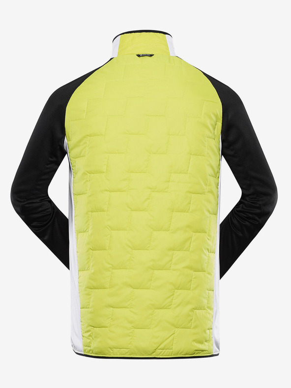 ALPINE PRO Pánska mikina s merino výplňou ALPINE PRO JORW zelená