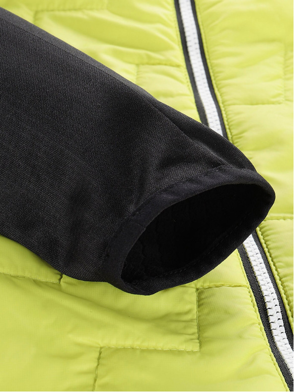 ALPINE PRO Pánska mikina s merino výplňou ALPINE PRO JORW zelená