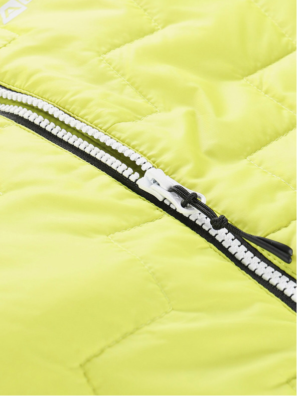 ALPINE PRO Pánska mikina s merino výplňou ALPINE PRO JORW zelená