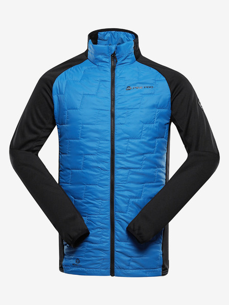 ALPINE PRO Pánska mikina s merino výplňou ALPINE PRO JORW modrá