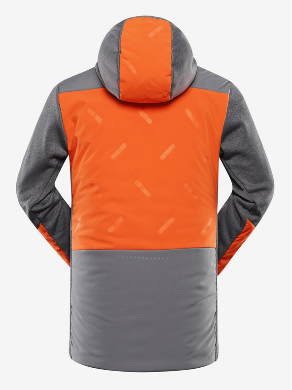 ALPINE PRO Oranžová pánska rýchloschnúca mikina Alpine Pro GOMAR