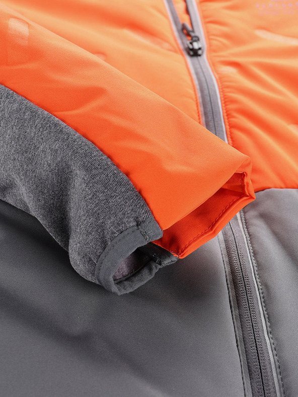 ALPINE PRO Oranžová pánska rýchloschnúca mikina Alpine Pro GOMAR