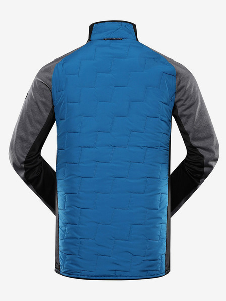 ALPINE PRO Pánska mikina s merino výplňou ALPINE PRO JORW mykonos blue