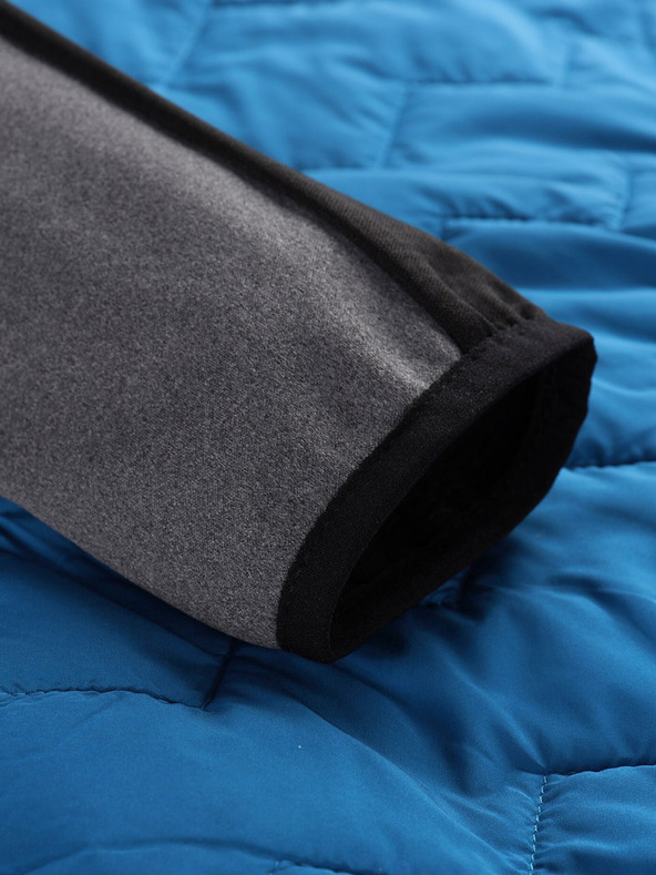 ALPINE PRO Pánska mikina s merino výplňou ALPINE PRO JORW mykonos blue