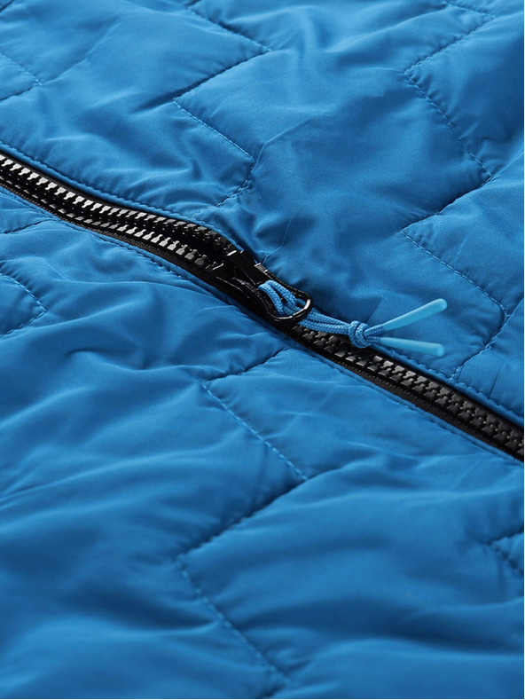 ALPINE PRO Pánska mikina s merino výplňou ALPINE PRO JORW mykonos blue