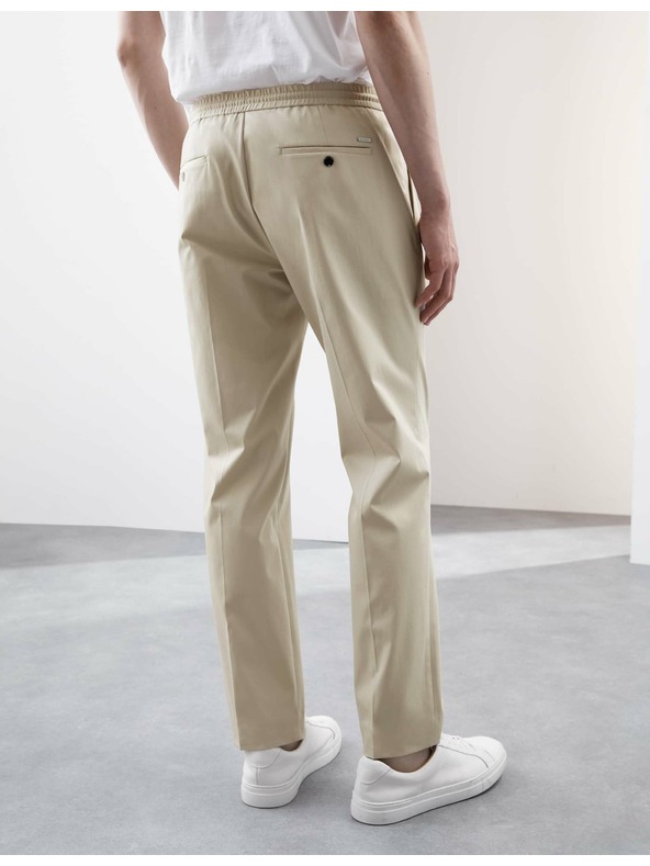 Marks & Spencer Ľahké funkčné nohavice mierne rozšíreného strihu Marks & Spencer béžová