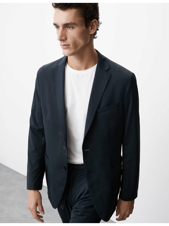 Marks & Spencer Mierne prispôsobené sako vhodné na cestovanie Marks & Spencer námornícka modrá