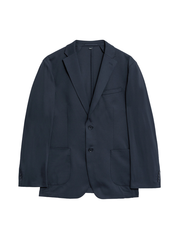 Marks & Spencer Mierne prispôsobené sako vhodné na cestovanie Marks & Spencer námornícka modrá