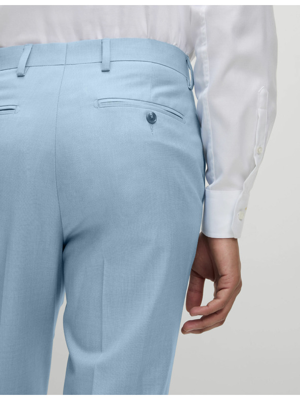 Marks & Spencer Oblekové nohavice Marks & Spencer slim fit modré