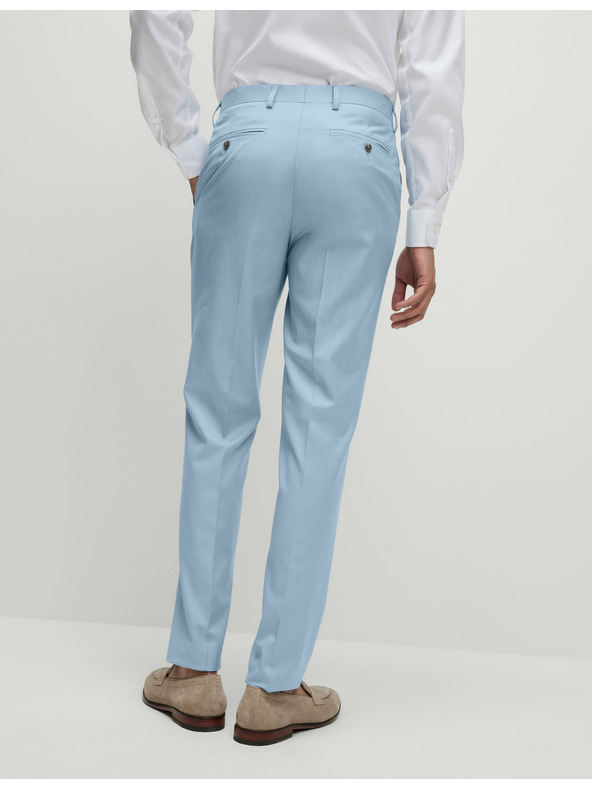 Marks & Spencer Oblekové nohavice Marks & Spencer slim fit modré