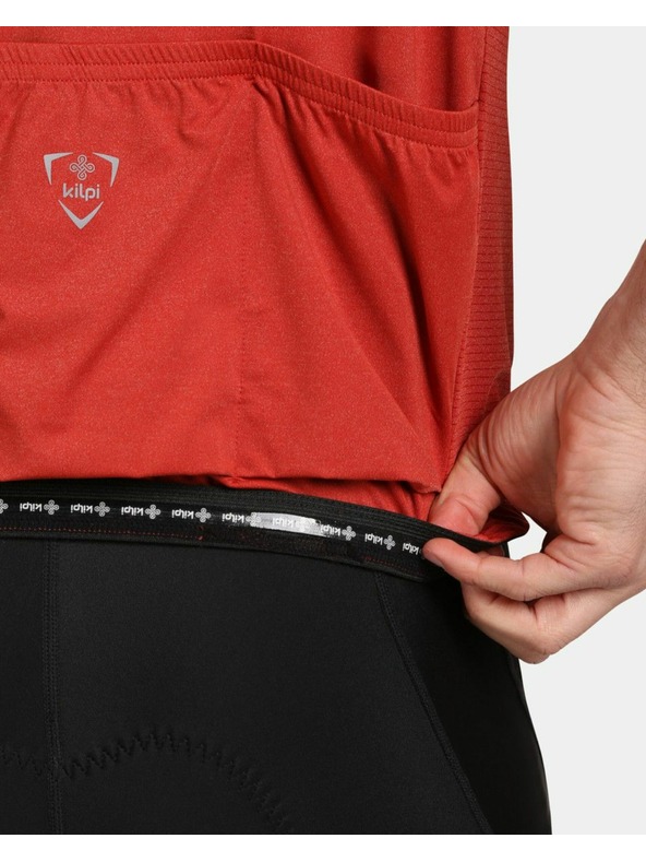 Kilpi Pánsky cyklistický dres Kilpi CAVALET-M Tmavočervená