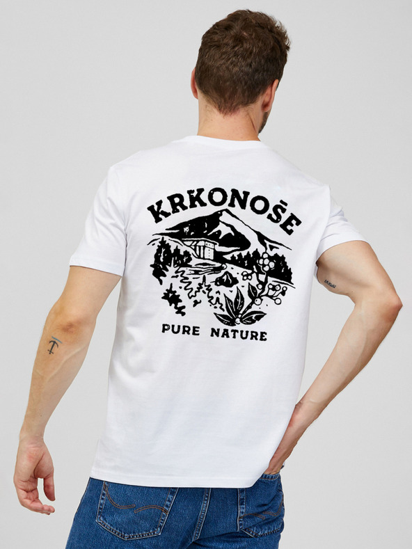 ZOOT.Original Biele pánske tričko ZOOT.Original Krkonoše