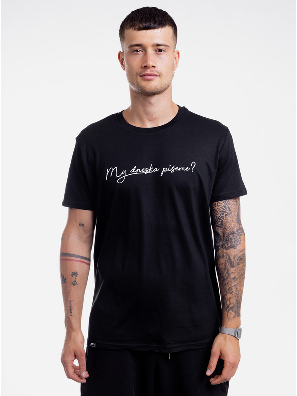 ZOOT.Original Čierne pánske tričko ZOOT Original My dnes píšeme?