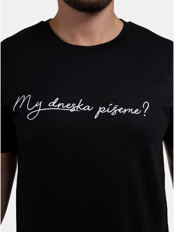 ZOOT.Original Čierne pánske tričko ZOOT Original My dnes píšeme?