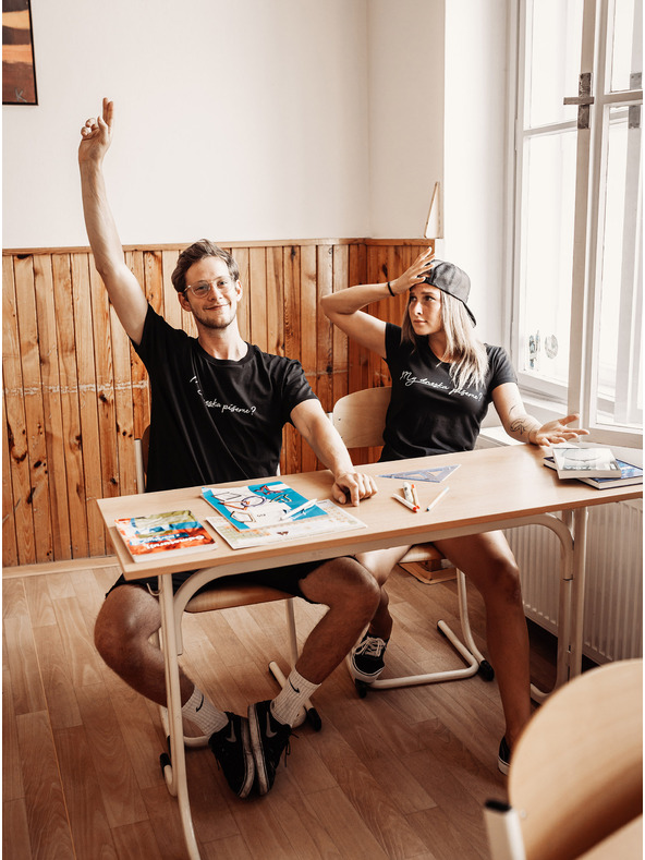 ZOOT.Original Čierne pánske tričko ZOOT Original My dnes píšeme?