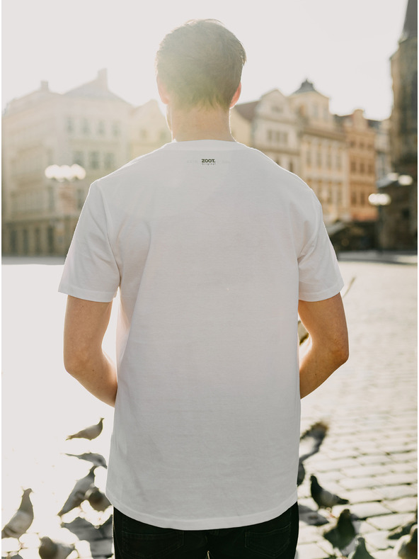 ZOOT.Original Biele pánske tričko ZOOT Original Holub