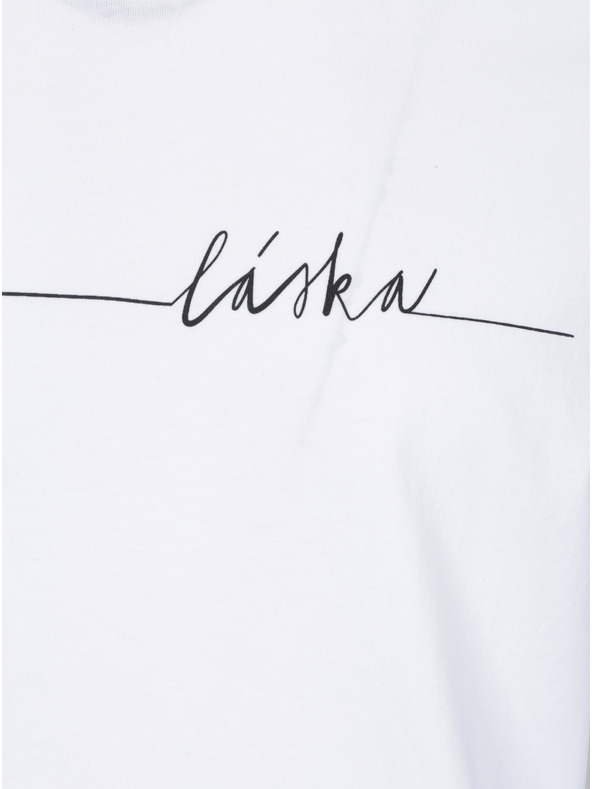 ZOOT.Original Biele pánske tričko s potlačou ZOOT Original Láska