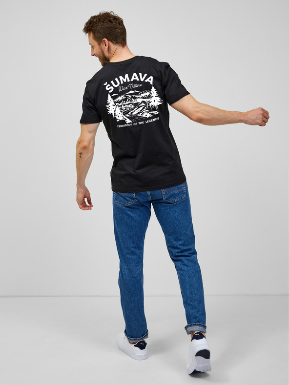 ZOOT.Original Čierne pánske tričko ZOOT.Original Šumava