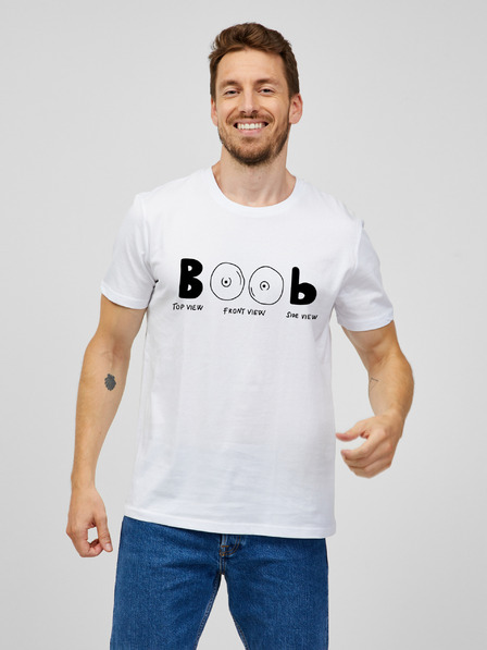 ZOOT.Original Biele pánske tričko s potlačou ZOOT.Original Boob