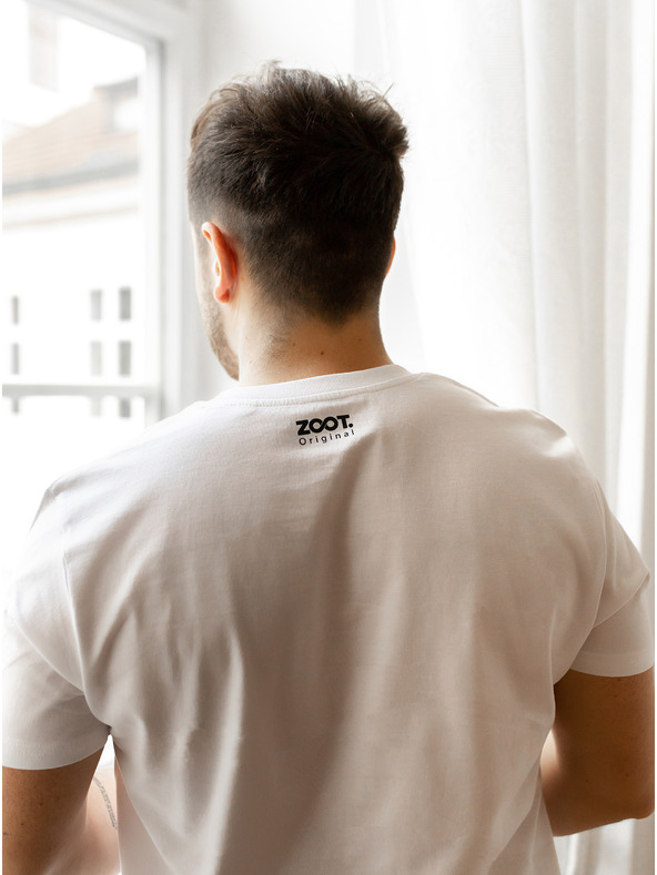 ZOOT.Original Biele pánske tričko ZOOT Original Deväťdesiatky multiplayer